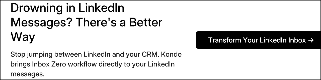 Drowning in LinkedIn Messages? There's a Better Way