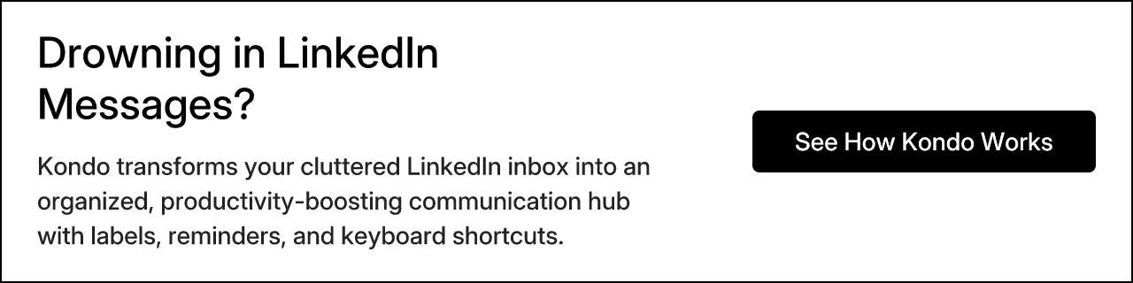 Drowning in LinkedIn Messages?