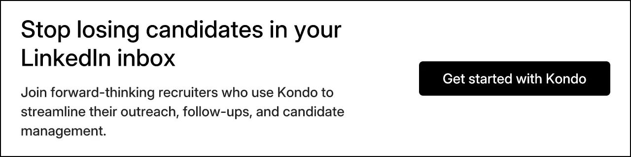 Stop losing candidates in your LinkedIn inbox
