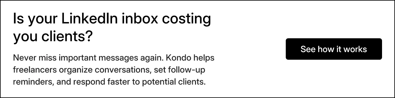 Is your LinkedIn inbox costing you clients?