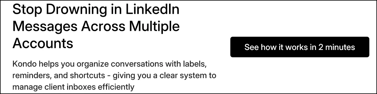 Stop Drowning in LinkedIn Messages Across Multiple Accounts